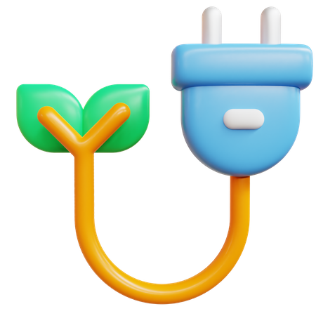 Eco Power  3D Icon