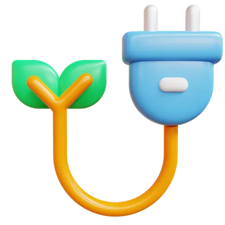 Eco Power  3D Icon