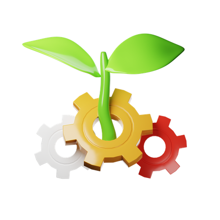 Eco Process  3D Icon