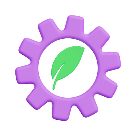 Eco Process  3D Icon