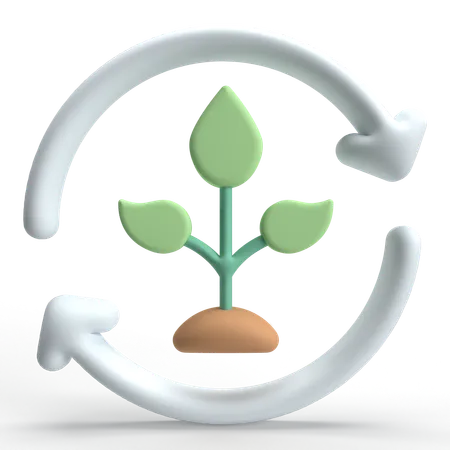 Eco Recycle  3D Icon