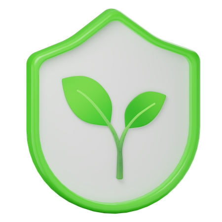 Eco Shield  3D Icon