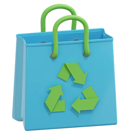 Eco Shopping Bag 3 D Icon Environment Friendly Illustration 3D Icon