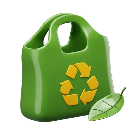 Eco Shopping Bag  3D Icon