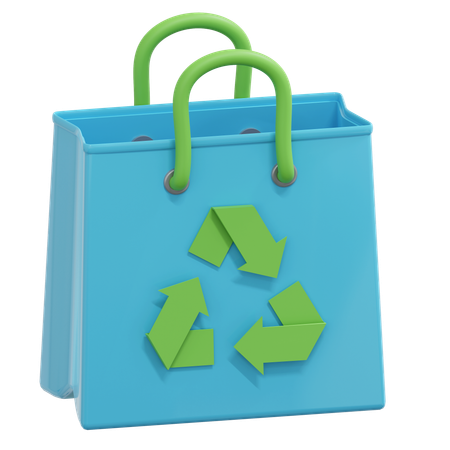 Eco Shopping Bag  3D Icon