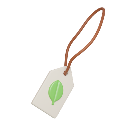 Eco Tag  3D Icon