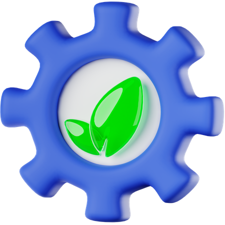 Eco Technology  3D Icon