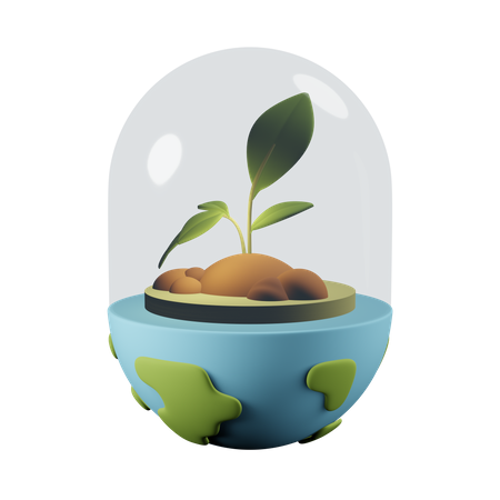 Eco Terra  3D Icon
