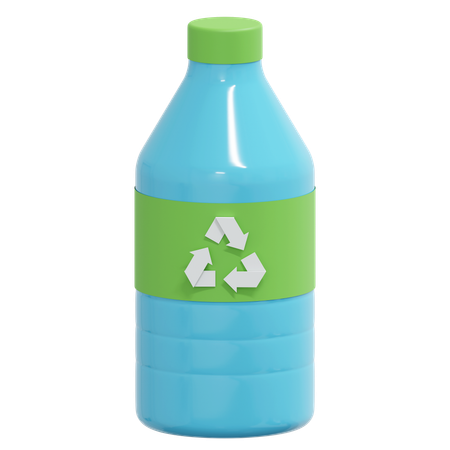Eco Water Bottle  3D Icon