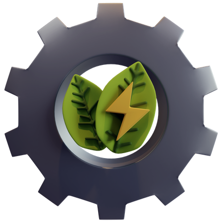 Gestão ecológica  3D Icon