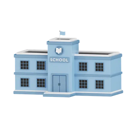 École  3D Icon