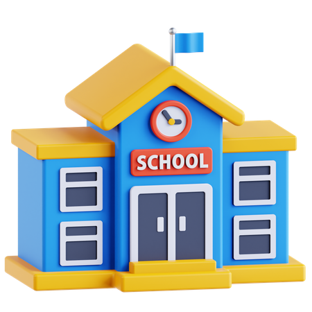 École  3D Icon