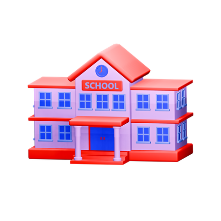 École  3D Icon