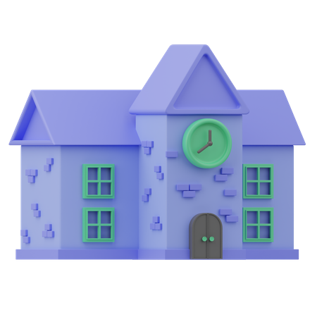 École  3D Icon