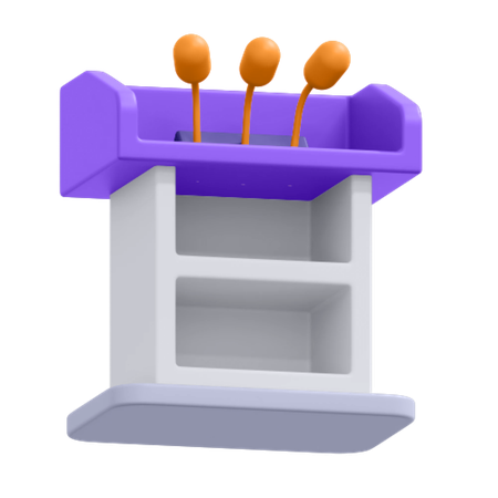 Podium scolaire  3D Icon