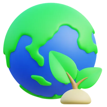 Ecología  3D Icon