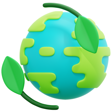 Ecología  3D Icon