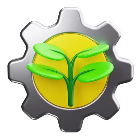 Gestão ecológica  3D Icon