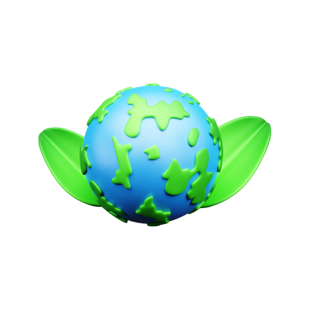 Ecología global  3D Icon