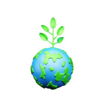 Ecologia global  3D Icon