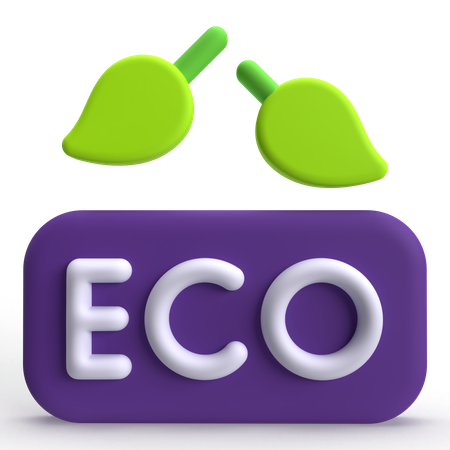 Ecológico  3D Icon