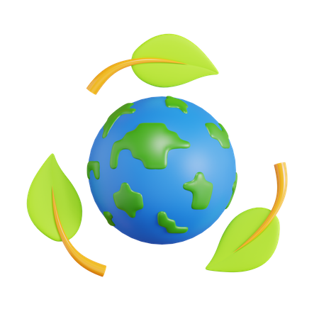 Respetuoso del medio ambiente  3D Icon