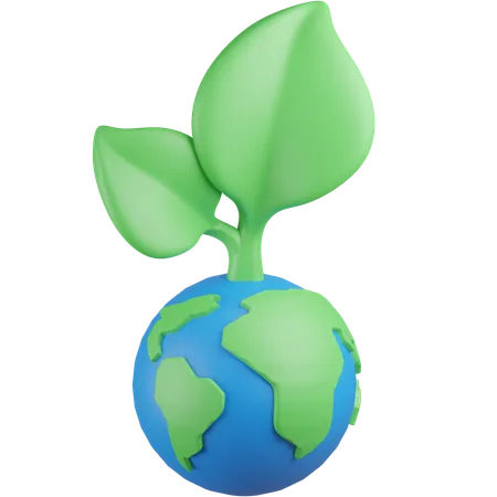 Écologie  3D Icon