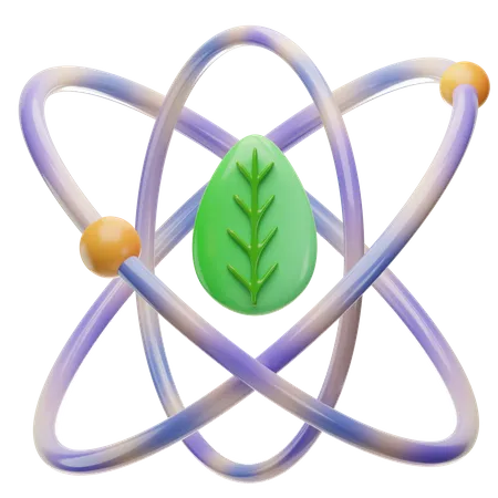 Écologie atomique  3D Icon