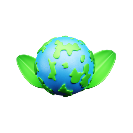 Écologie mondiale  3D Icon