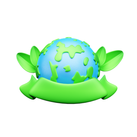 Écologie mondiale  3D Icon