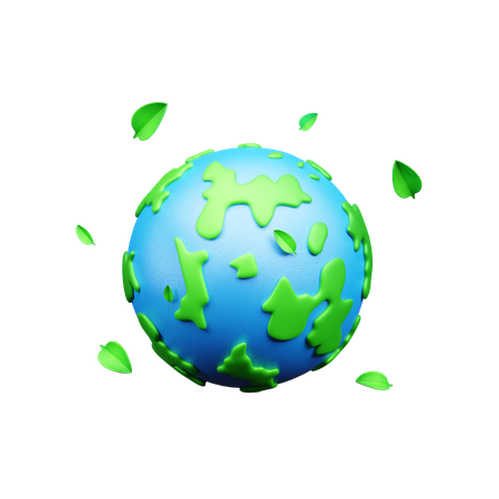 Écologie mondiale  3D Icon