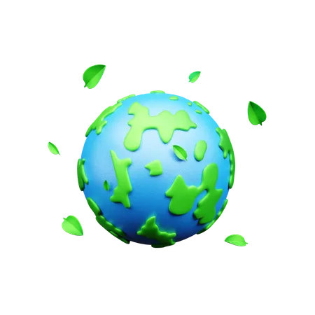 Écologie mondiale  3D Icon