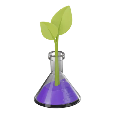 Science Experiments And Ecology Themes Perfect For Illustrating Sustainability Innovation And Scientific Discoveries 3 D Render Illustration 3D Icon