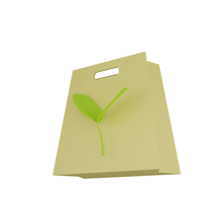 Ecology Bag  3D Icon