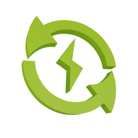 Ecology Energy  3D Icon