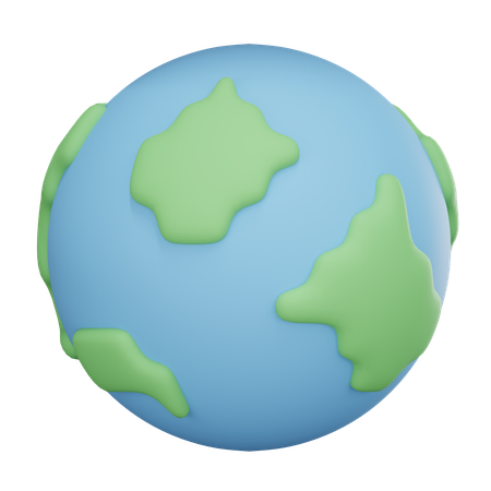 Ecology Globe  3D Icon