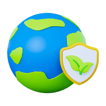 Ecology Protection  3D Icon