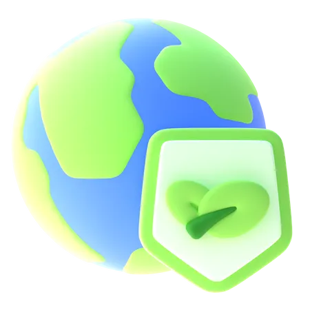 Ecology Protection  3D Icon