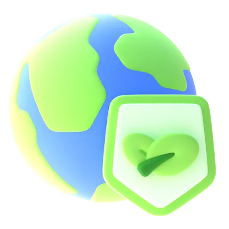 Ecology Protection 3D Icon