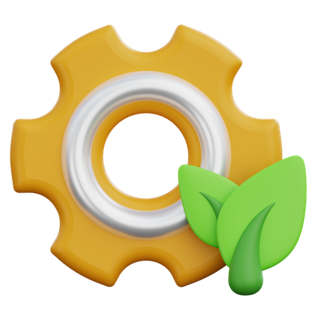 Ecology Setting  3D Icon