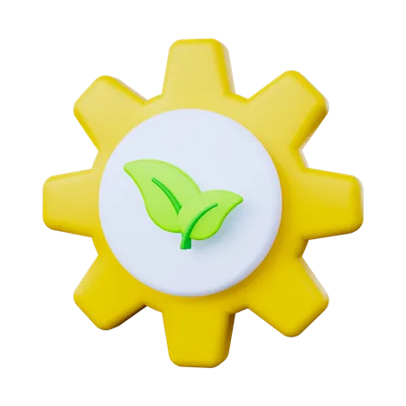 Ecology Setting  3D Icon