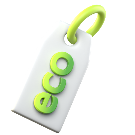 Ecology Tag  3D Icon