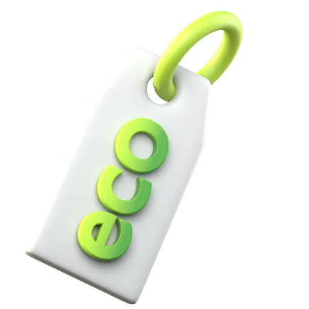 Ecology Tag  3D Icon