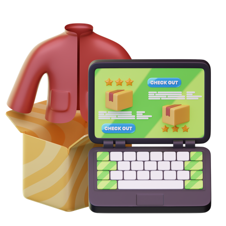 電子商取引  3D Icon