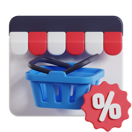 Ecommerce  3D Icon