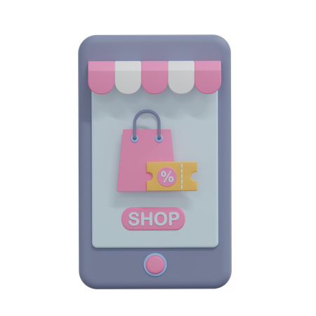 Ecommerce  3D Icon