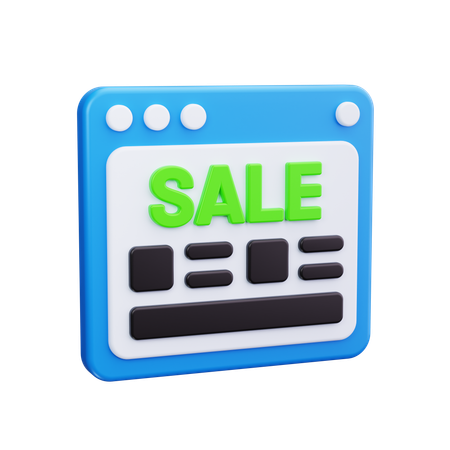 Ecommerce  3D Icon