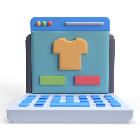 Ecommerce  3D Icon