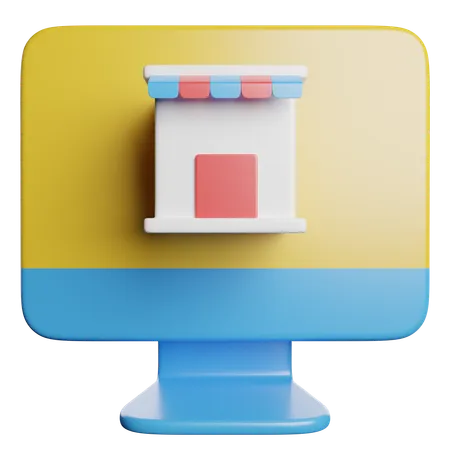 Ecommerce application  3D Icon