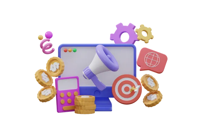 Ecommerce Calculation 3D Icon